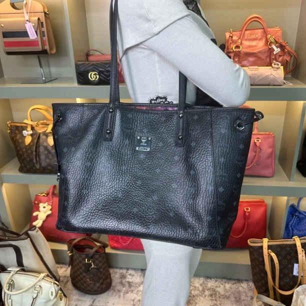 95新 MCM 95/jc/mcm托特包带子袋