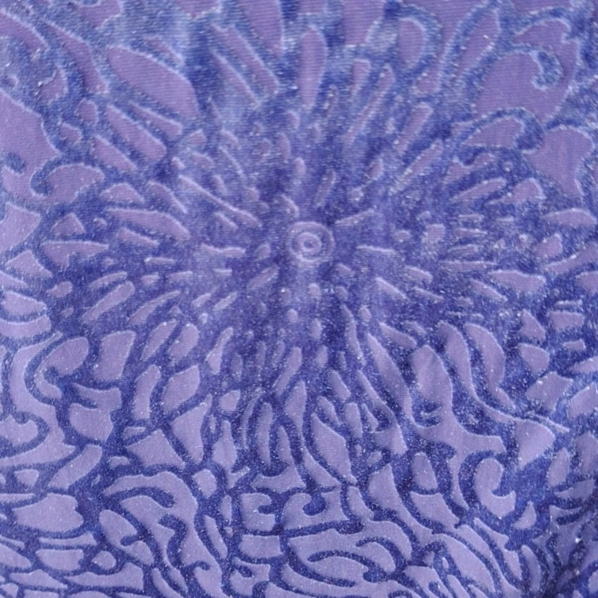 香芋紫加厚提花布料高档立体浮雕面料时装手工布料