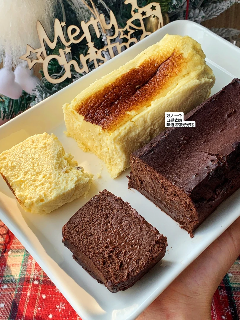 【两盒软心巴斯克】planb烘焙 黑巧软心巴斯克+香草软心巴斯克甜品