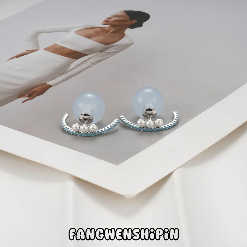 铜合金树脂耳饰 耳环0825