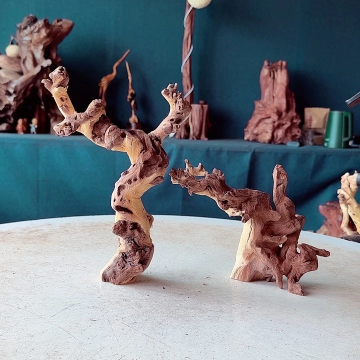 黑果木【***】499金丝红木羊蹄甲半成品到手2件