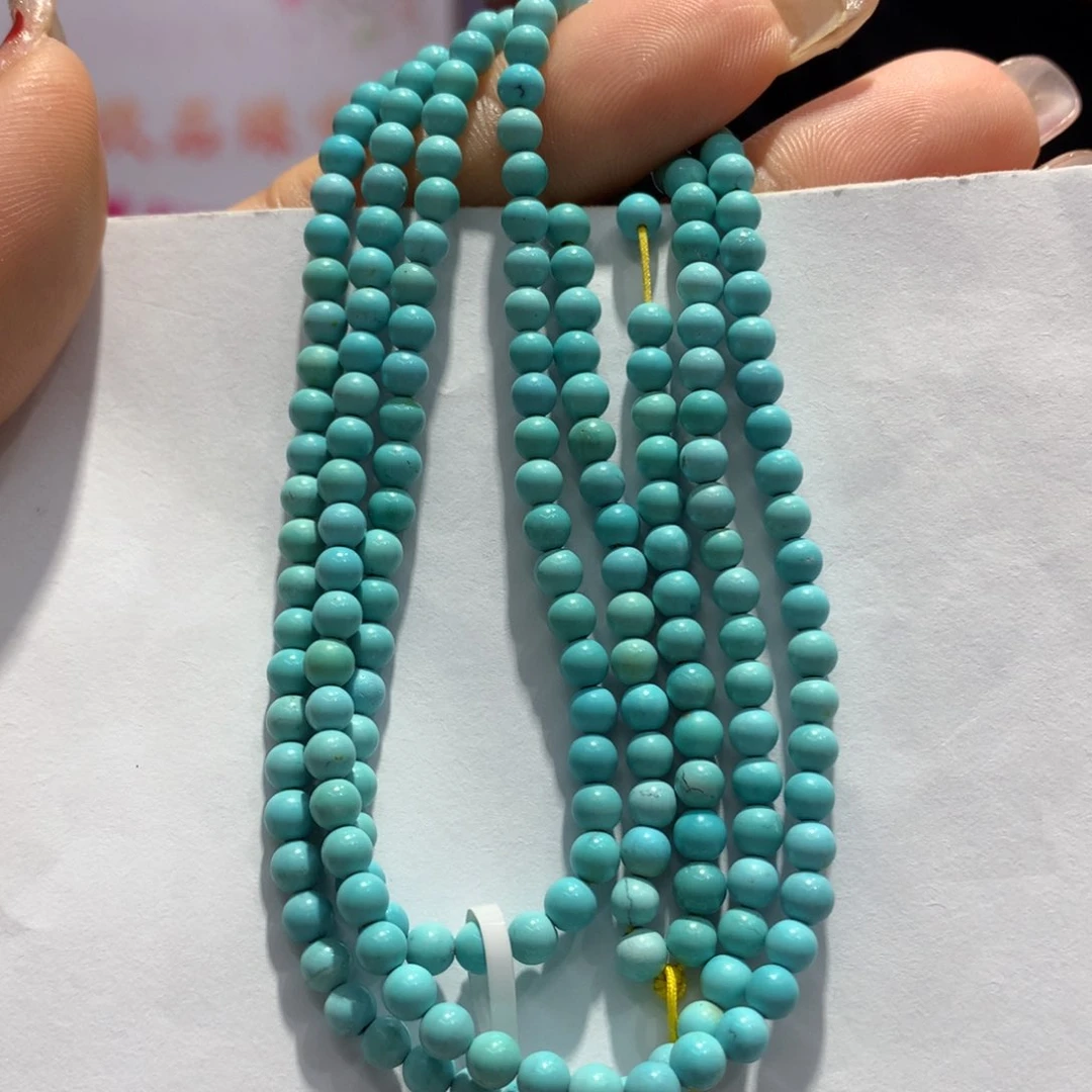 绿松石长链未镶嵌雲****?