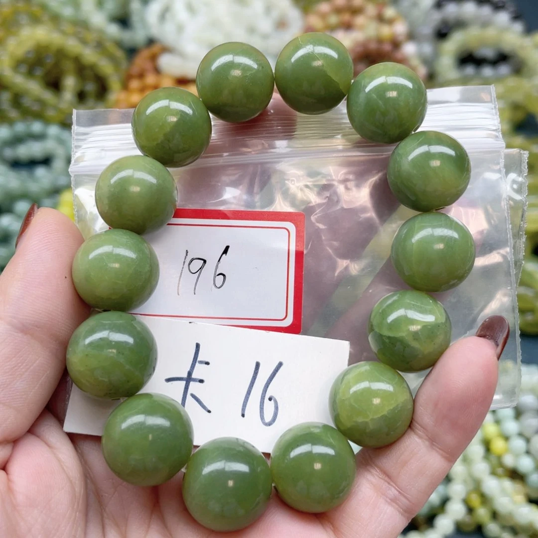 未镶嵌蛇纹石玉手串