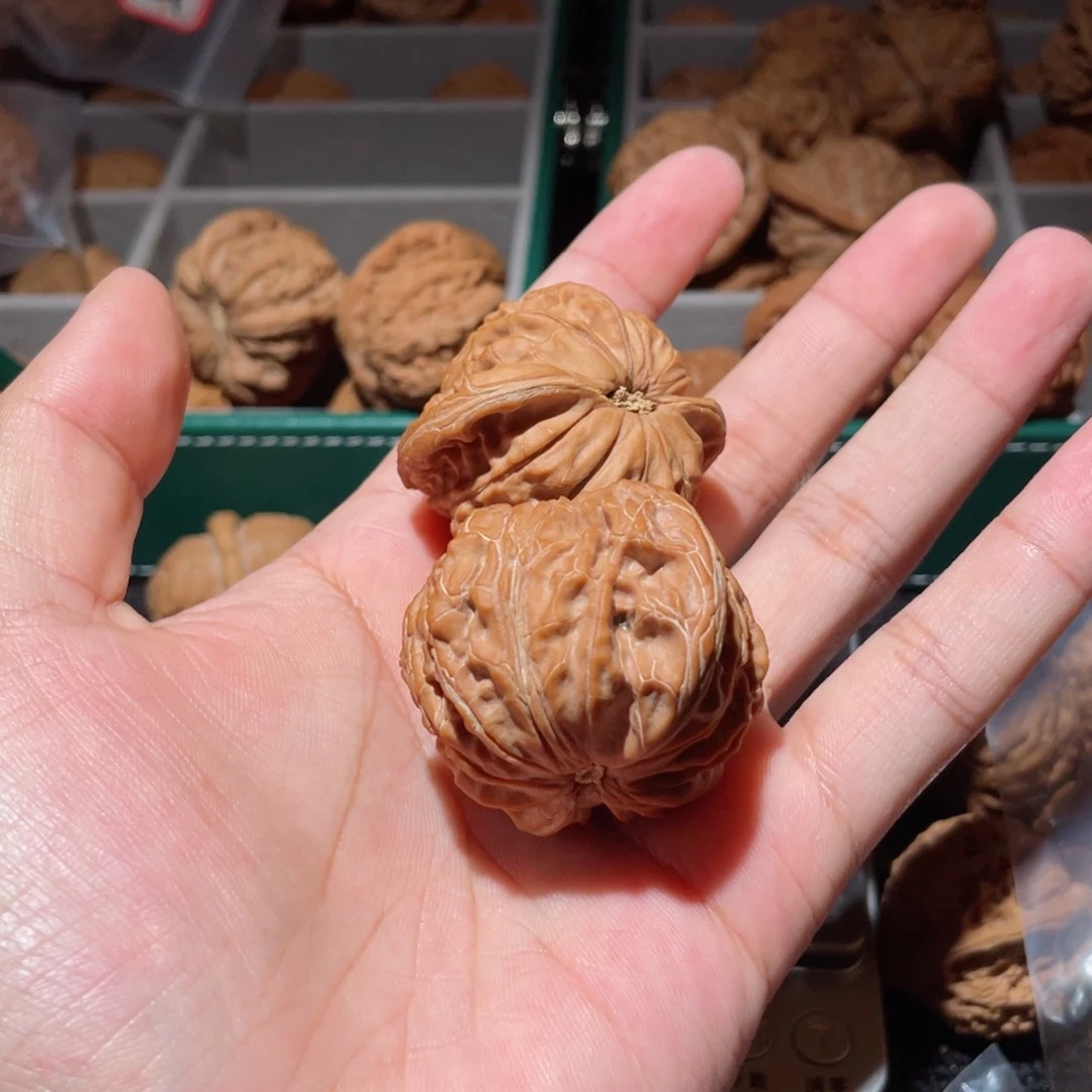 桃核把件呲**花42.5全品磨盘