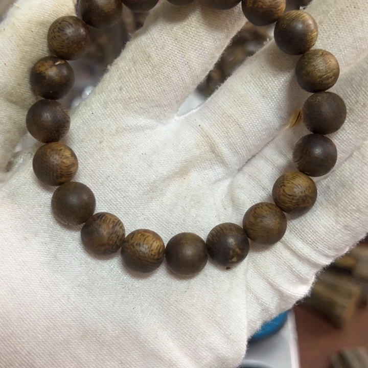 沉香木手串奇楠沉香1.0，9克手串