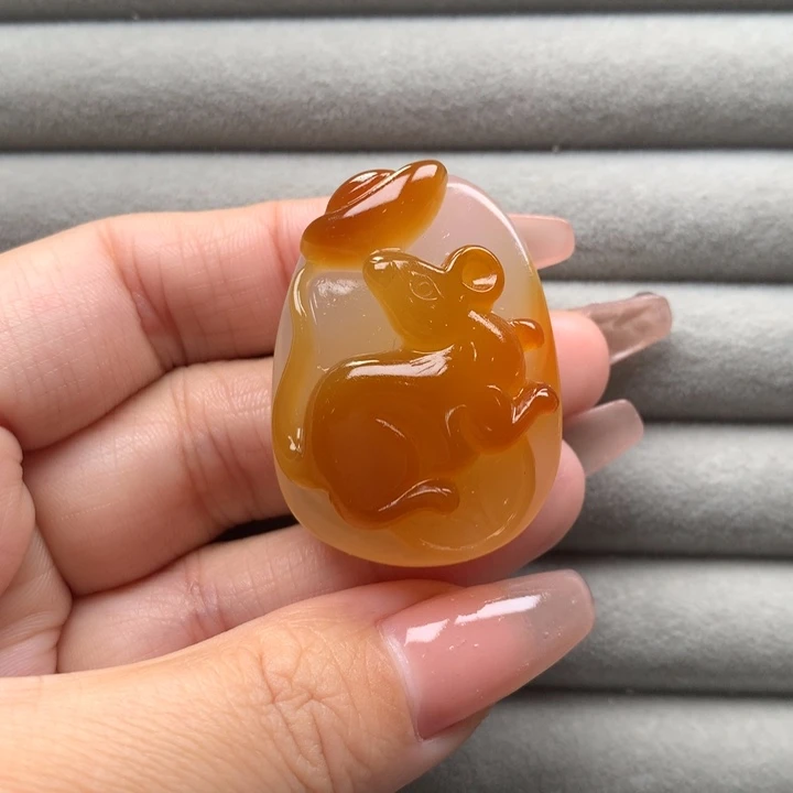 玛瑙/玉髓颈饰未镶嵌娜*