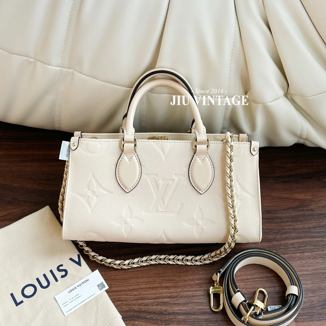 99新 LouisVuitton/路易威登 onthego横版白色芯片JM11-0844