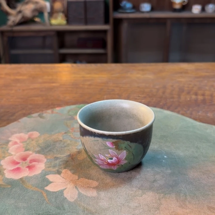 柴烧纯手工手绘陶瓷