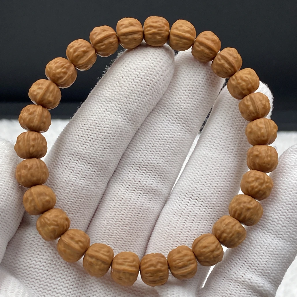 猴头核桃，深雕刻金蟾蛤蟆头馒头料子全品无瑕9+小尺寸男女手串