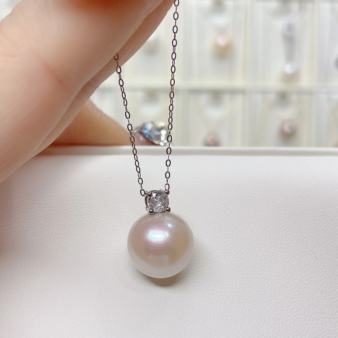 淡水珍珠吊坠(赠链)合金