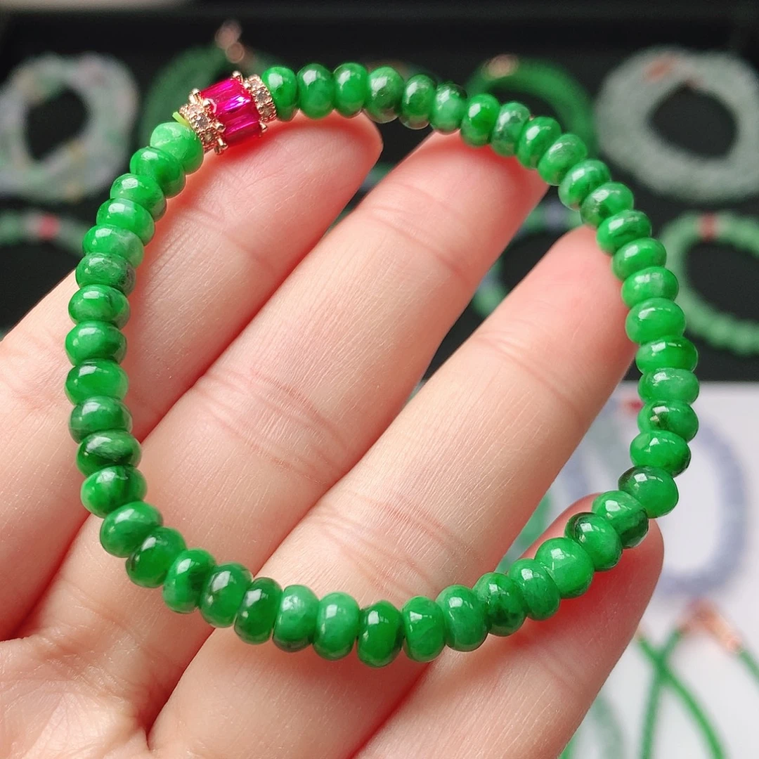 翡翠未镶嵌手链翡翠