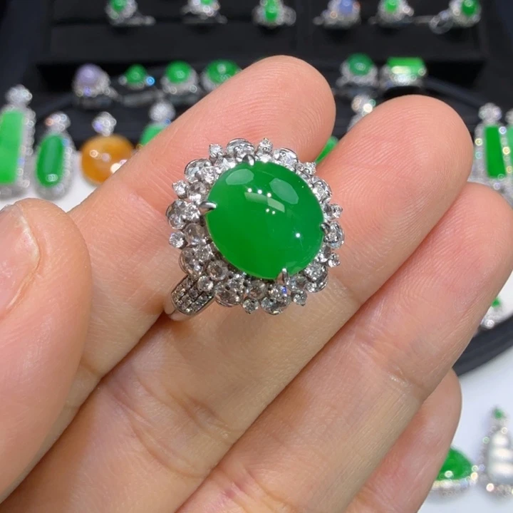 翡翠未镶嵌戒指收到货48小时鉴赏期