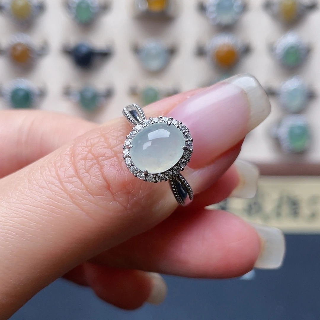 翡翠戒指未镶嵌戒指