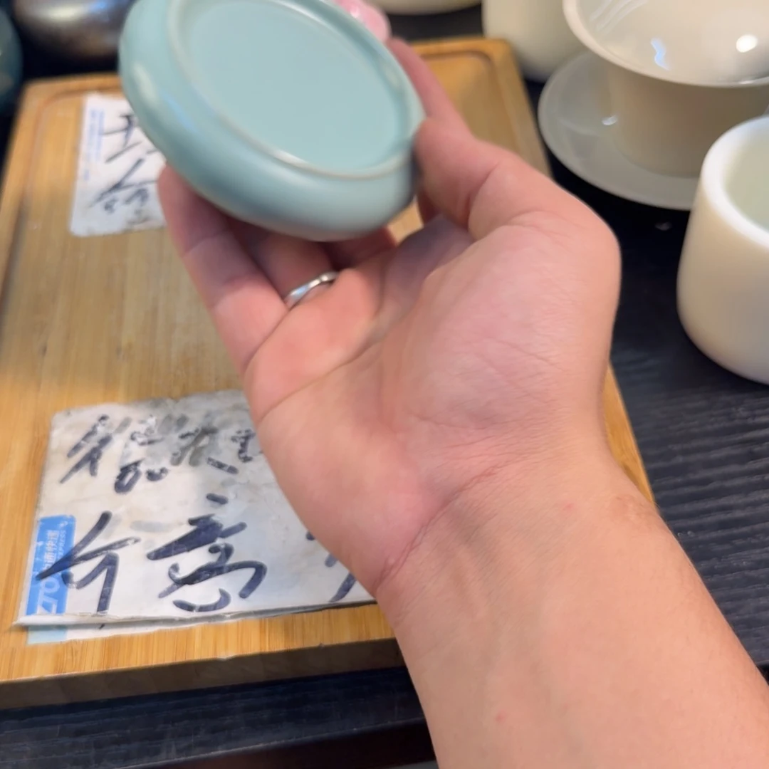 绿泥陶瓷茶具微瑕介意勿拍