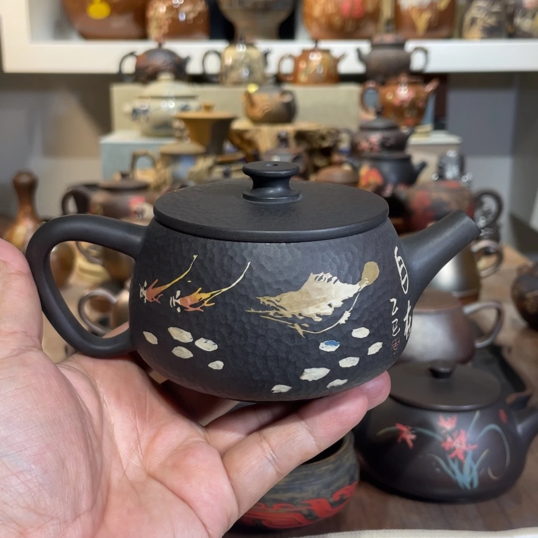 壶连年有余球孔220毫升左右