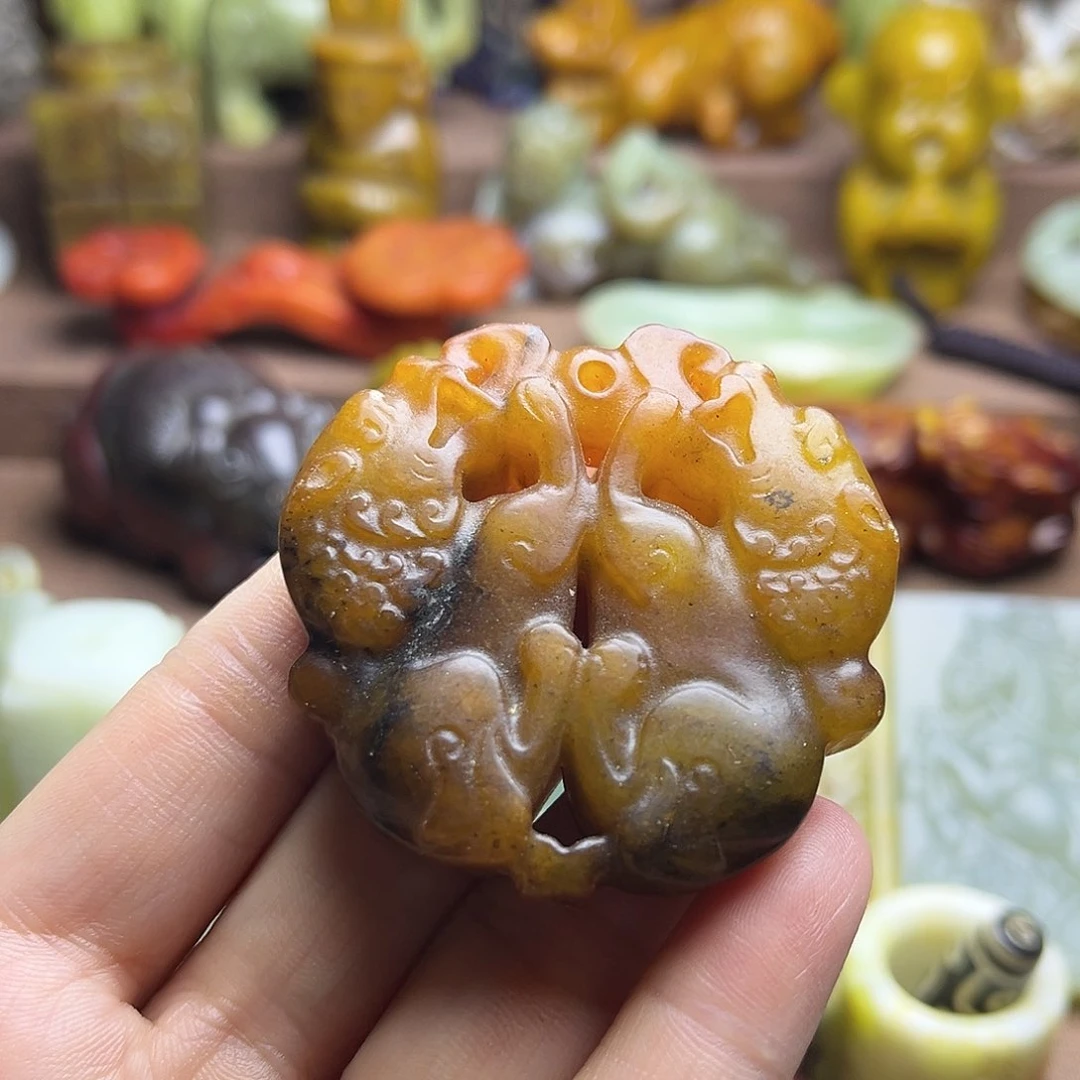 白玉菩提吊坠128。。