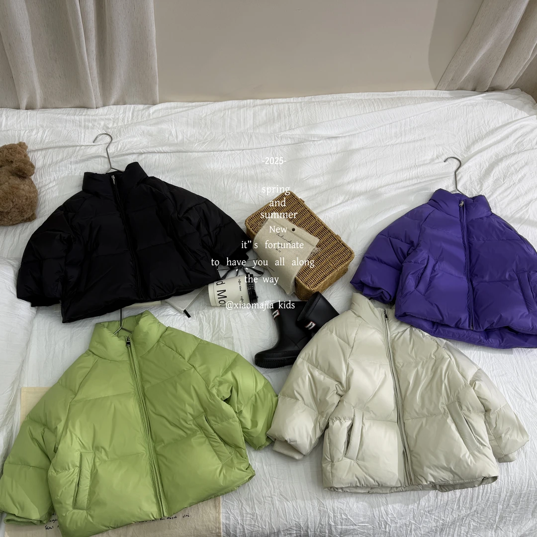 04现货-儿童新国标90白鸭绒羽绒服6170杜邦三防羽绒外套男女童