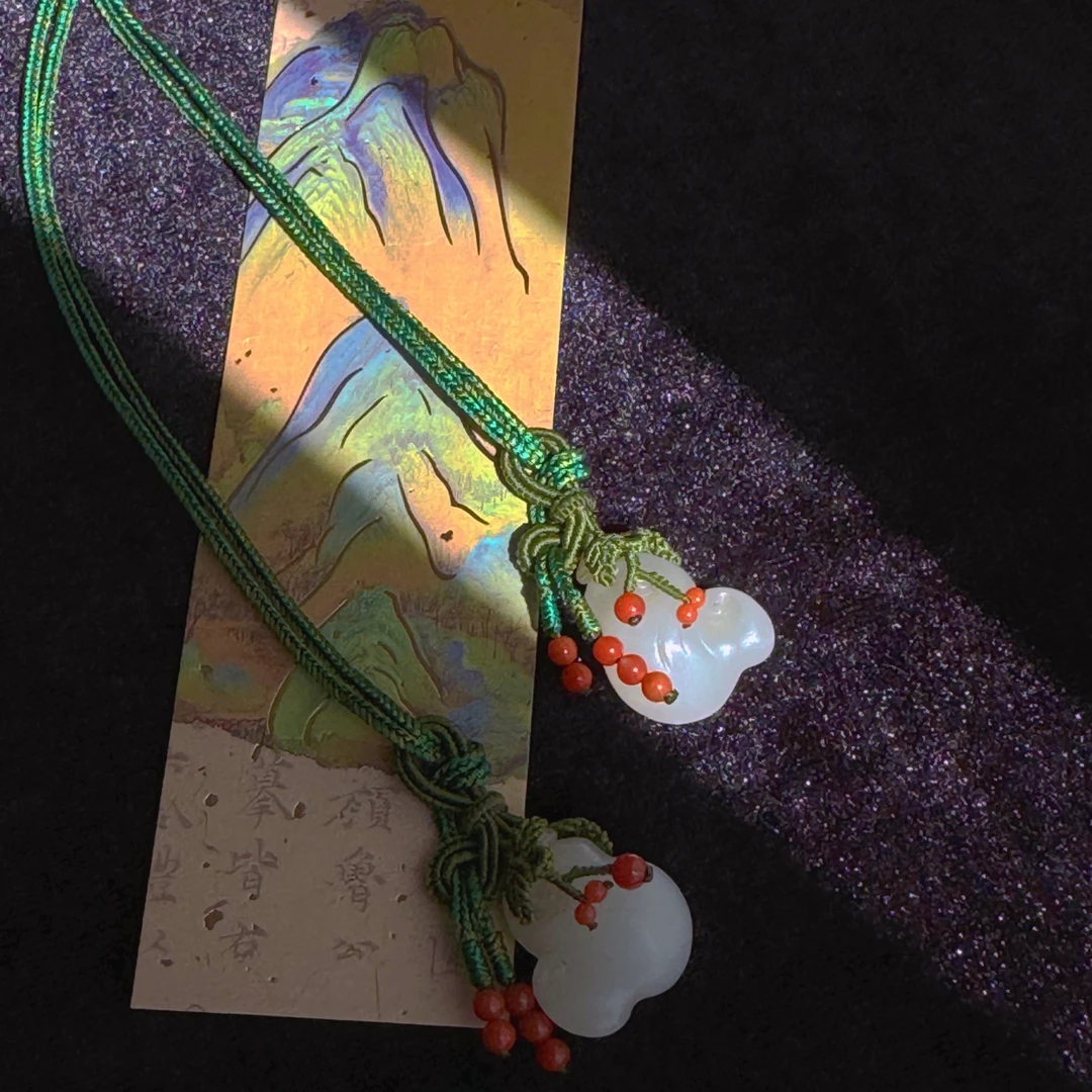 非金属棉绳项链 锦纶绳不包含玉坠手工不易不接受退货请看好下单