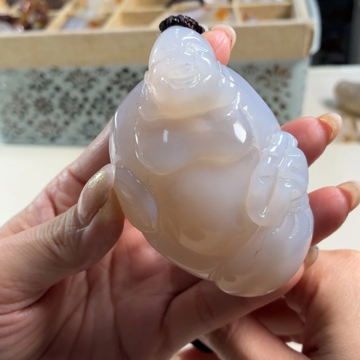 玛瑙/玉髓未镶嵌吊坠(不含链)