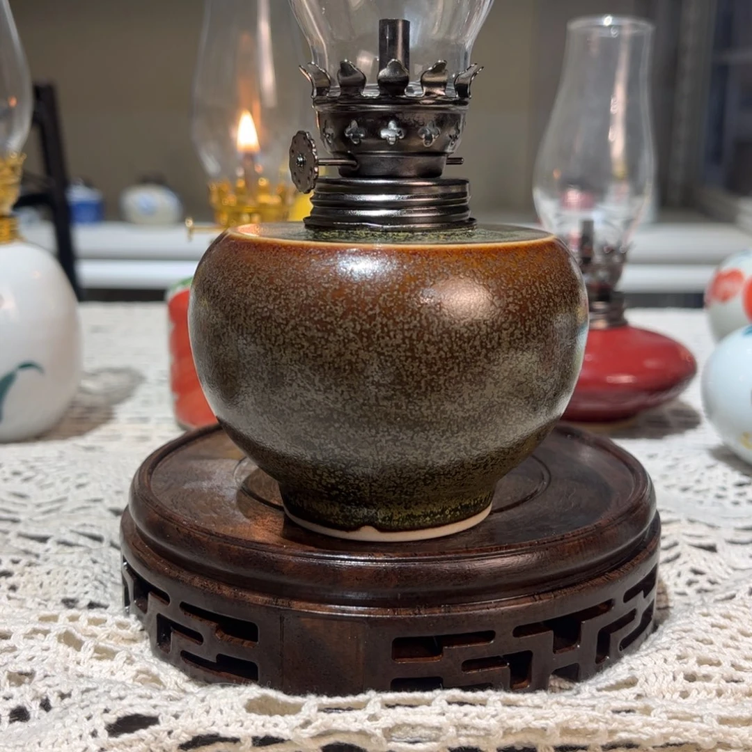 摆件景德镇陶瓷香薰灯