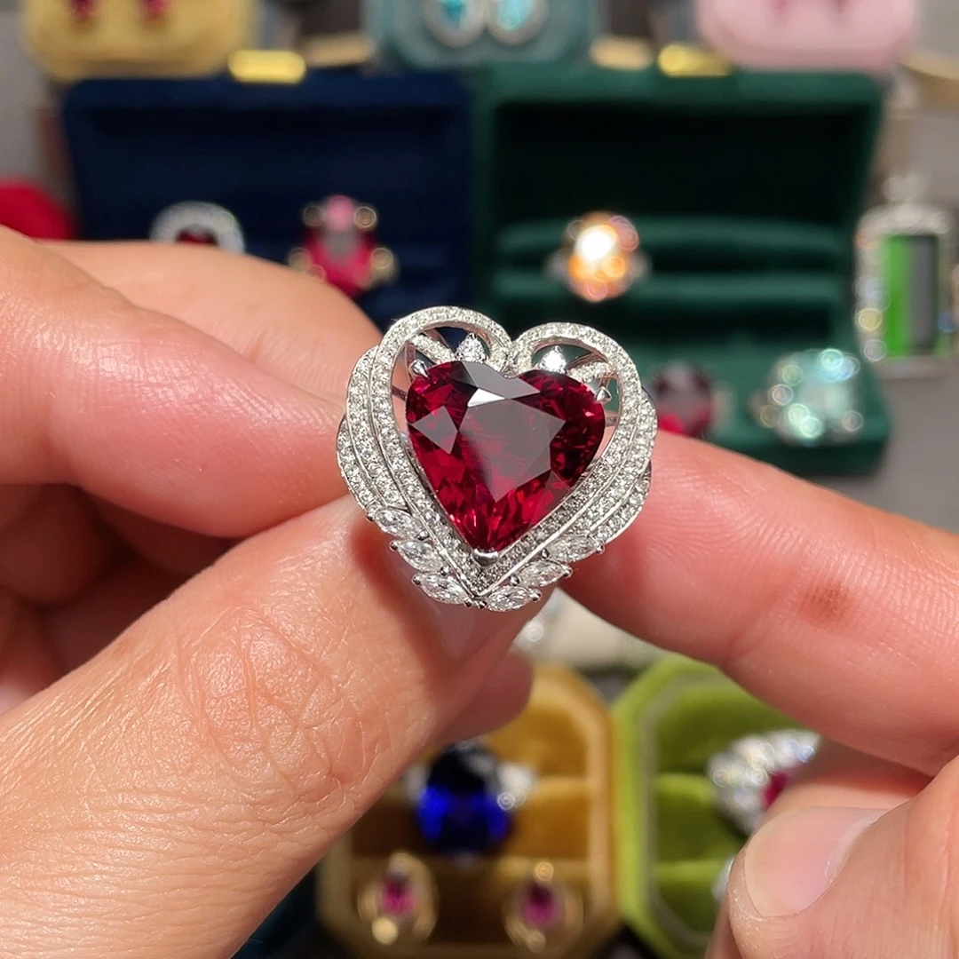 18K金镶嵌戒指碧玺8.85ct