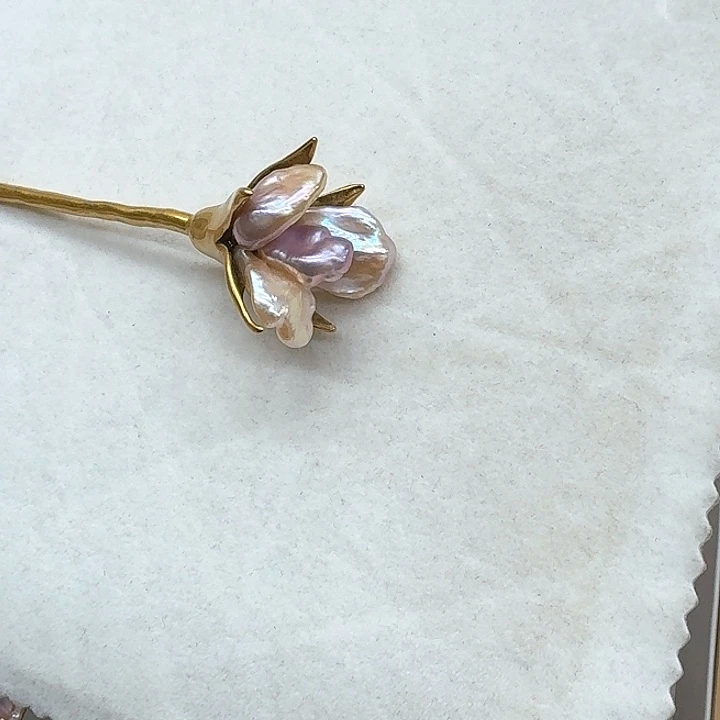 淡水珍珠珍珠银S925镶嵌y**g