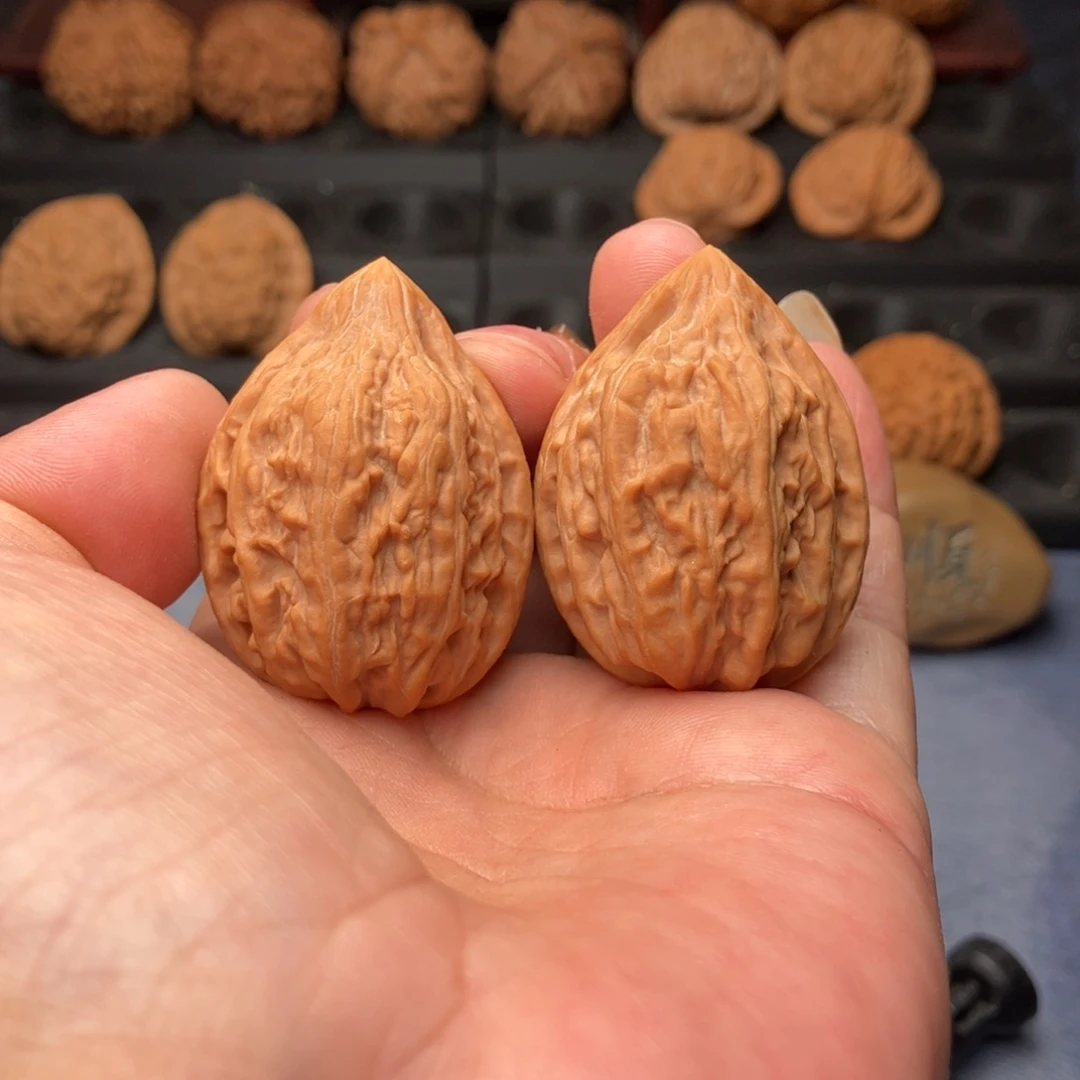悟***空文玩核桃把件瓷瓶