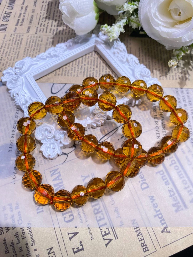 橙色12mm手串发一条C58