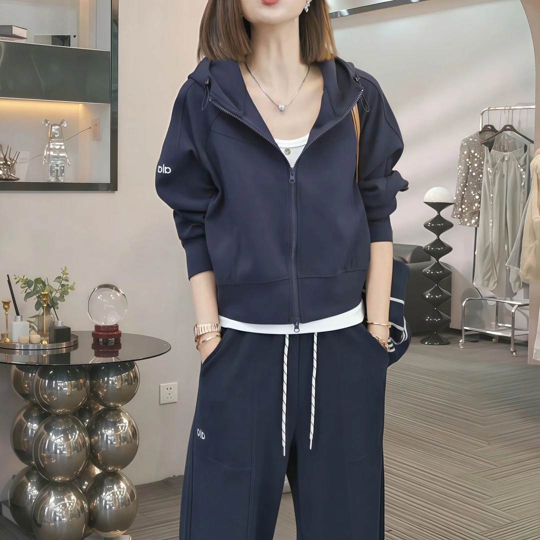 秋季慵懒宽松连帽长袖开衫外套女2025休闲时尚百搭柔软弹性上衣