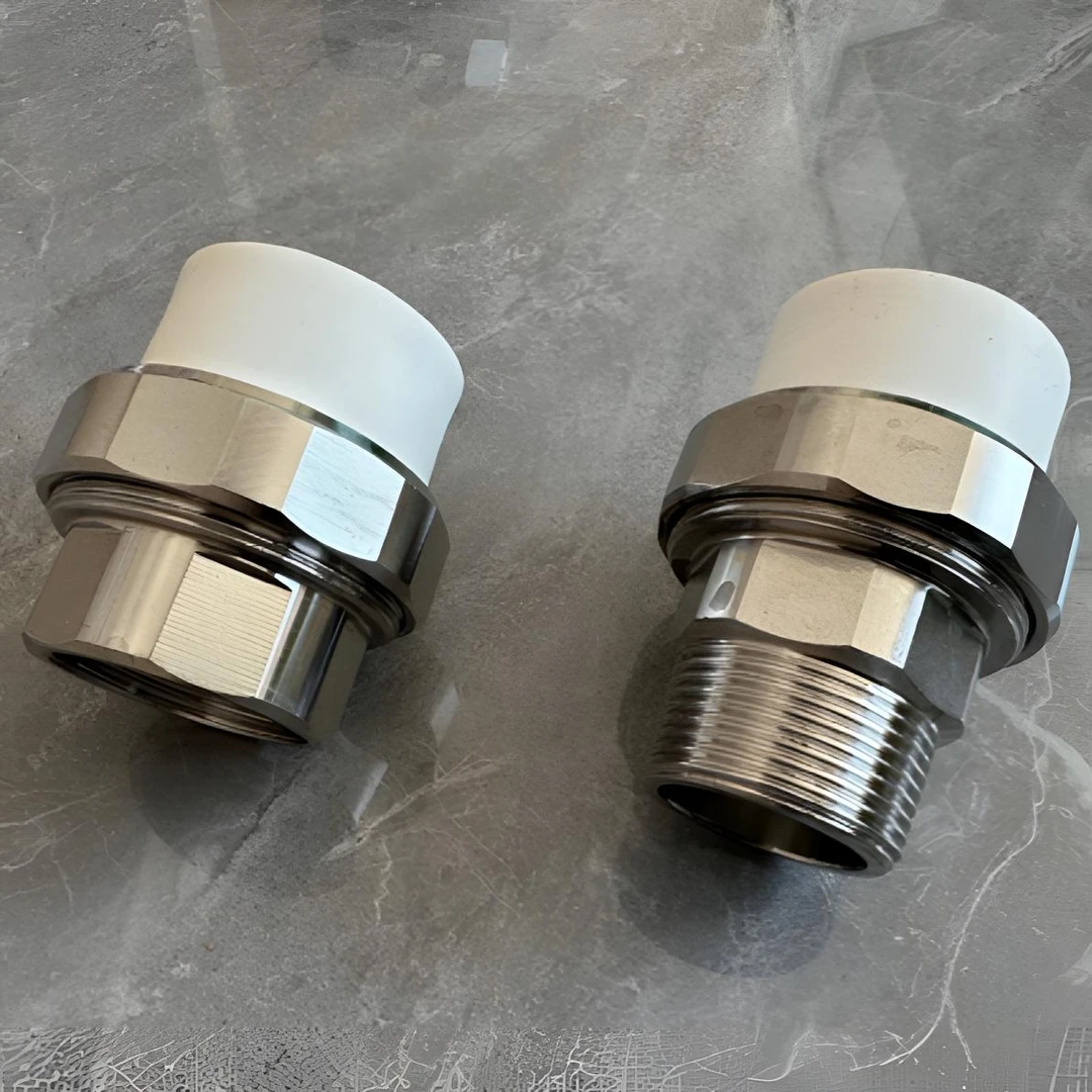 不锈钢PPR活接头外丝热熔PPR40✖️DN32(1.2寸)活结加厚耐用接头