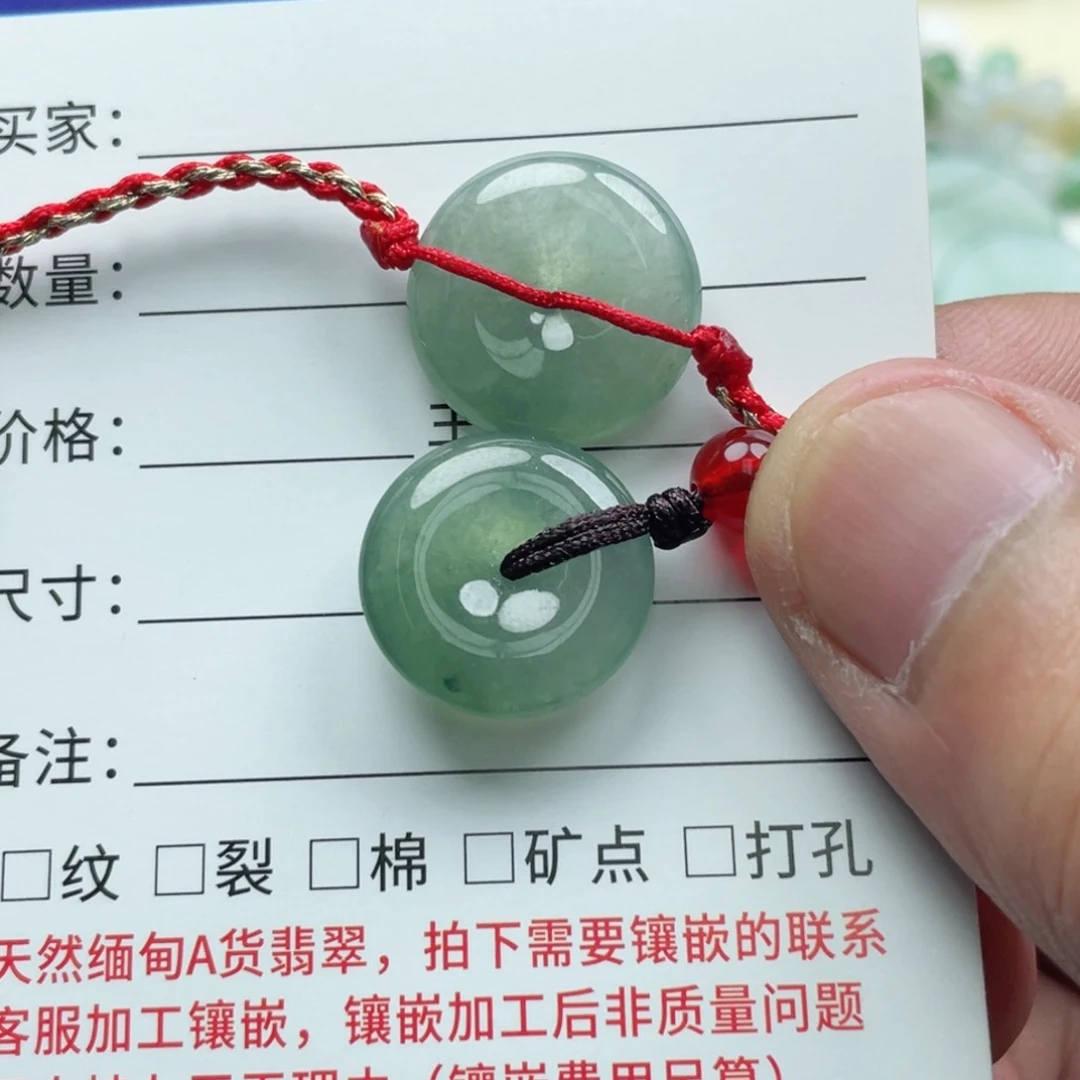 超***～翡翠未镶嵌颈饰翡翠