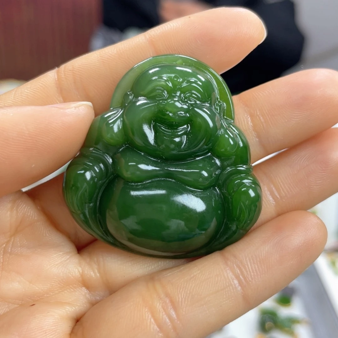 和田玉颈饰未镶嵌高41.4