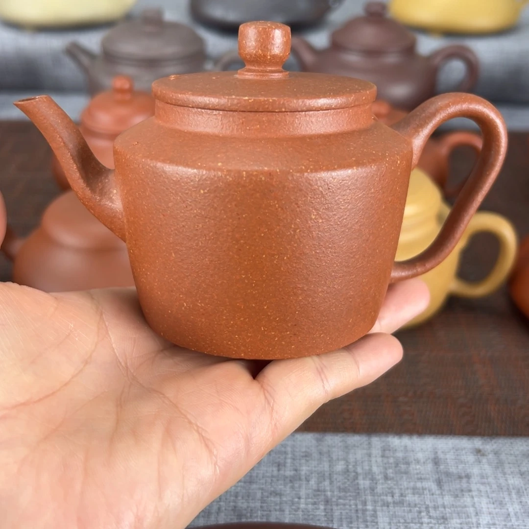 紫砂茶壶红降破宫灯