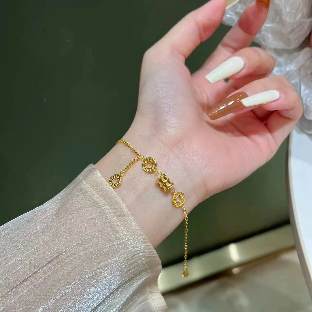 合金手链 【转运珠小蛮腰手链】气质时尚百搭不掉色