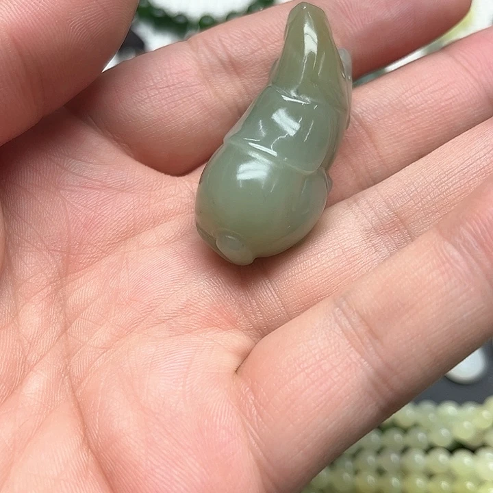 和田玉吊坠(不含链)未镶嵌