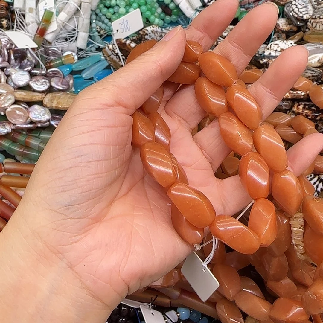 玛瑙/玉髓合金珠宝半成品红东陵玉10mm一条