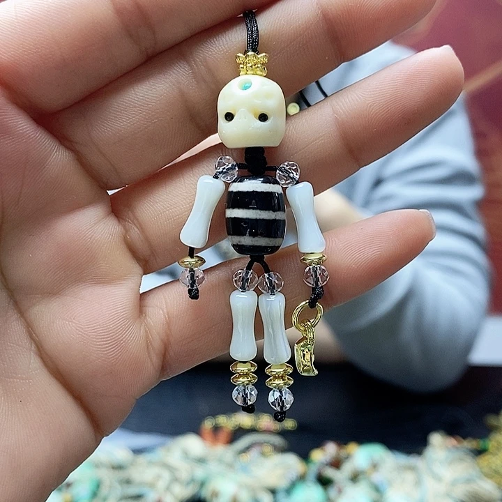 玛瑙/玉髓合金颈饰