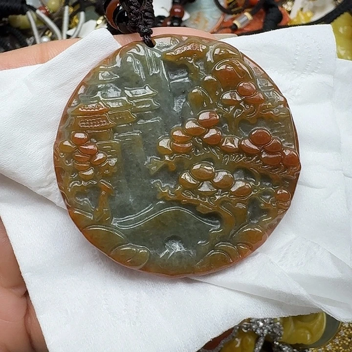 翡翠未镶嵌颈饰翡翠