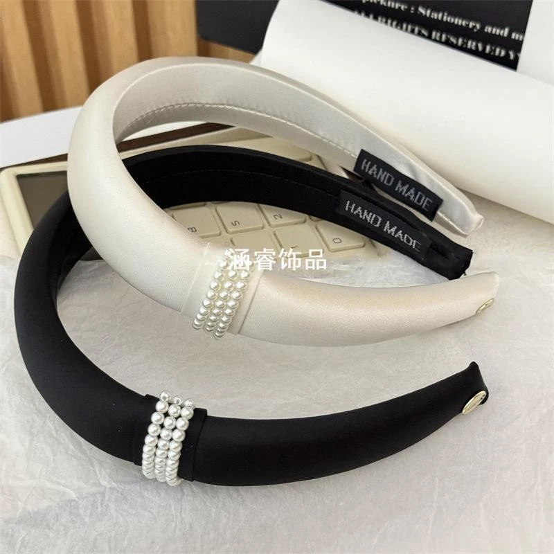 赵露思同款发箍珠珠压发头箍发卡成人款高端女士头饰时尚轻奢发窟