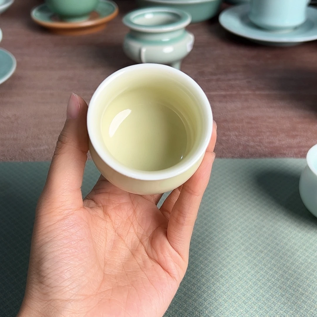 云间青瓷龙泉小米茶器