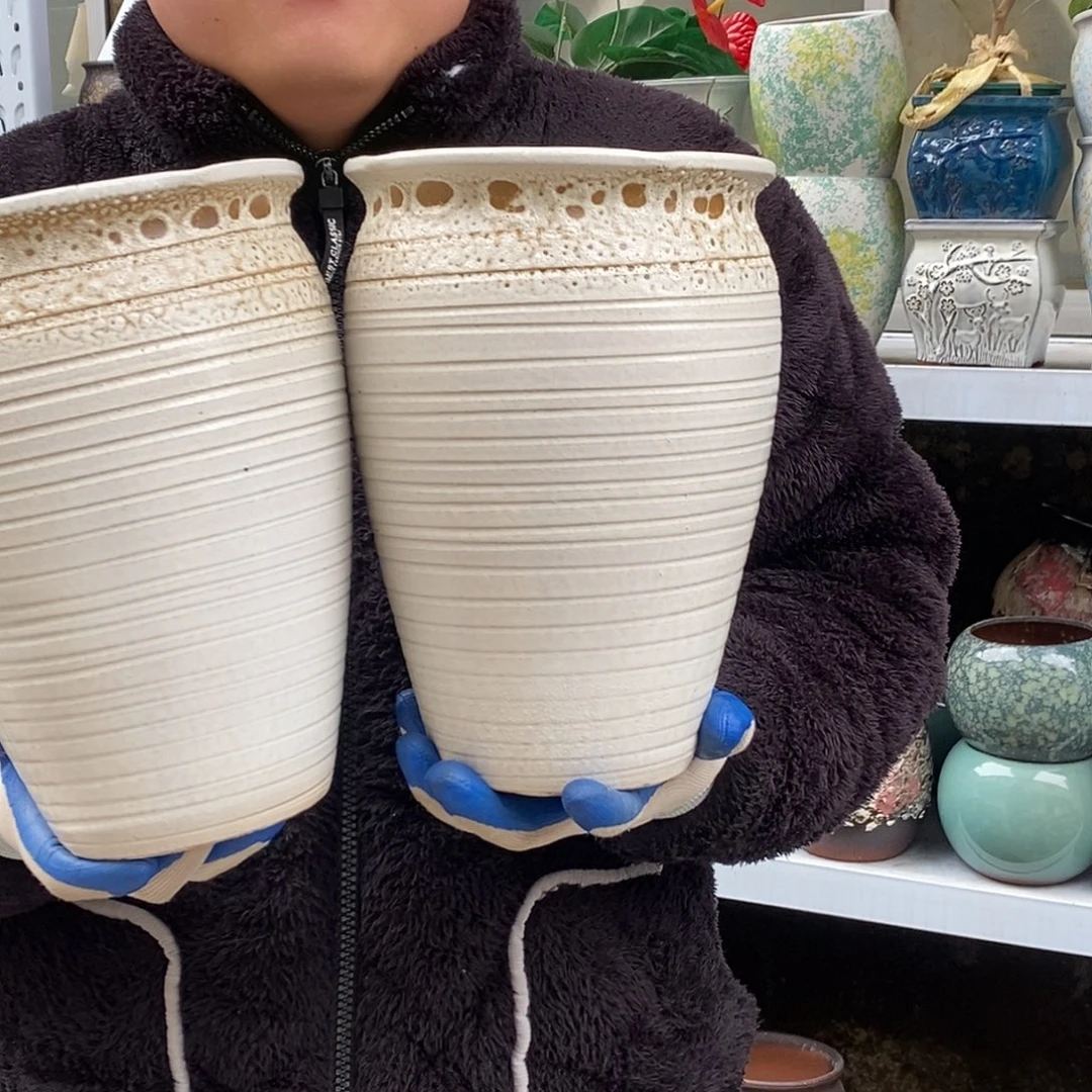 紫砂花盆口17高25福利