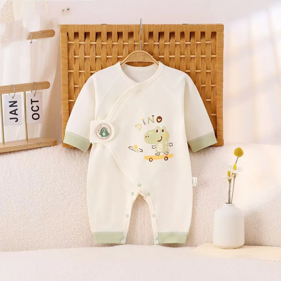 3【新款四季组合】新生婴儿四季纯棉无骨连体哈衣