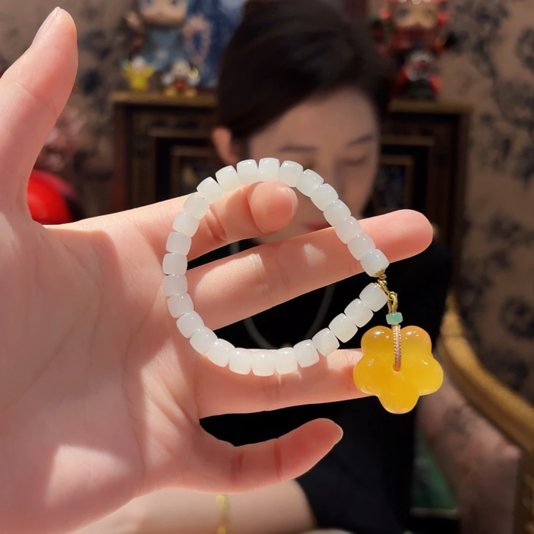 和田玉手串未镶嵌