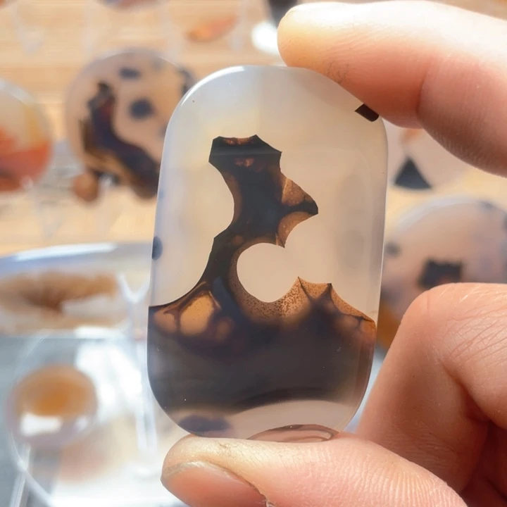 玛瑙/玉髓吊坠(不含链)未镶嵌