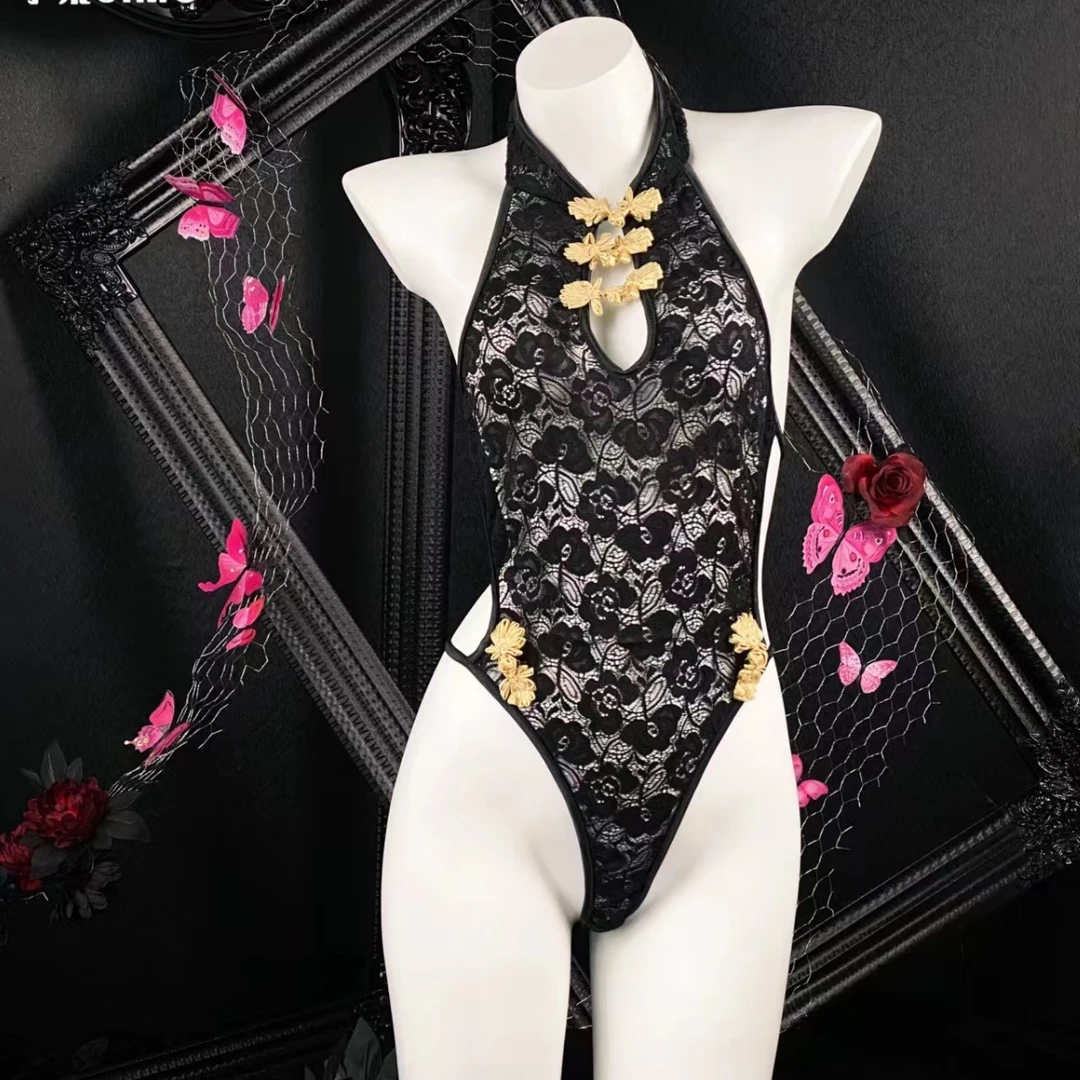 80--200斤大码显瘦成人趣味性内衣200斤服装胖mm大码风情连体衣女