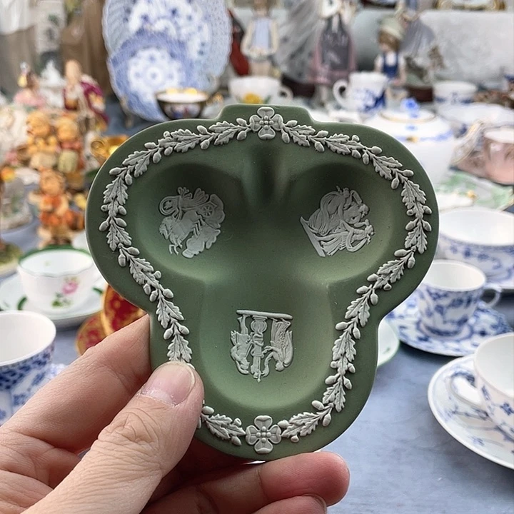 中古欧瓷瓷器小房子