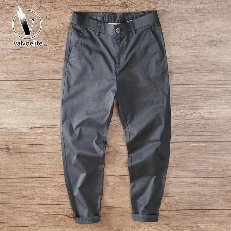 VALVOELITE秋季新款男士休闲裤子百搭弹力秋季男士户外透气工装裤