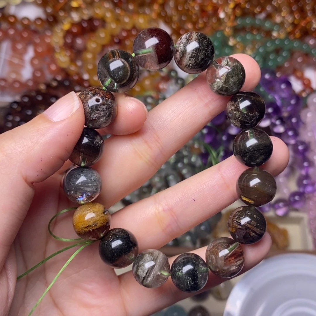 霞***水晶手链未镶嵌四季幽灵