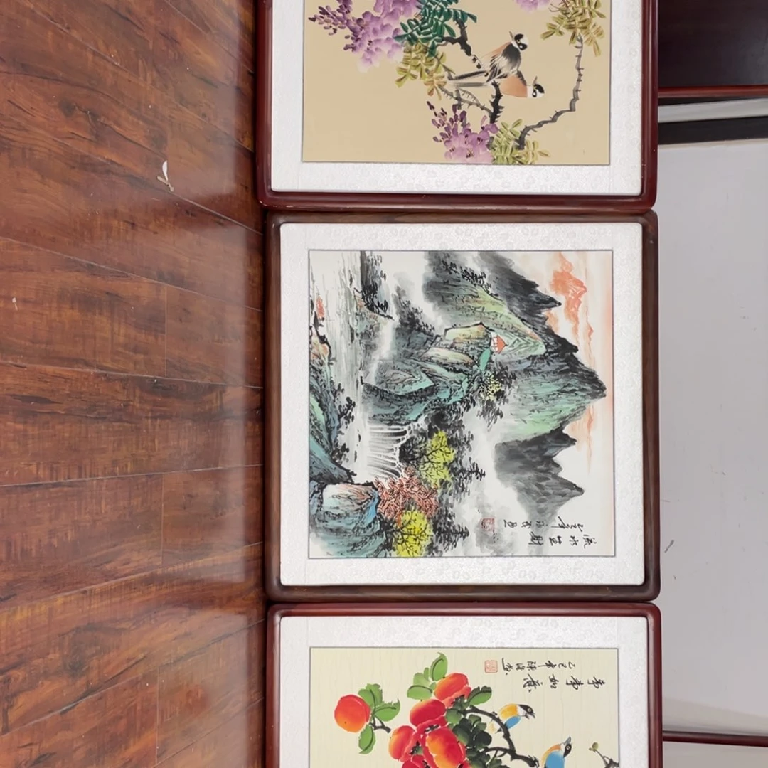 国画素*简带框尺寸63*63厘米