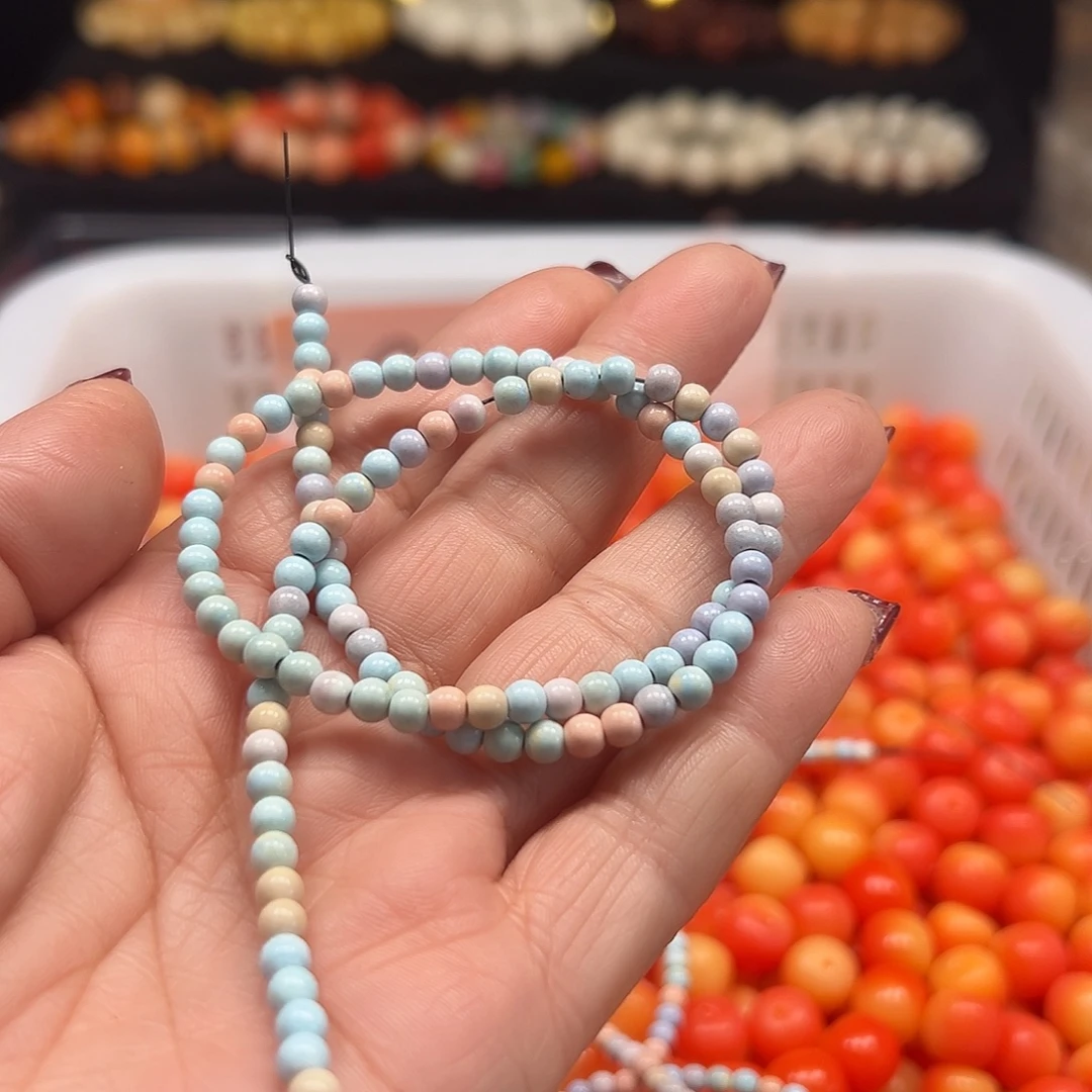 手串菩提根/象牙果卡4多宝圆1条